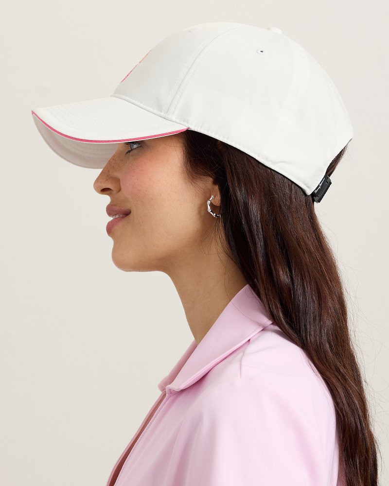The Ombré Pineapple Packable Cap - White