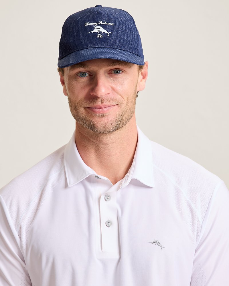 Tommy Bahama Chip Shot Marlin Packable Cap - Ocean Deep