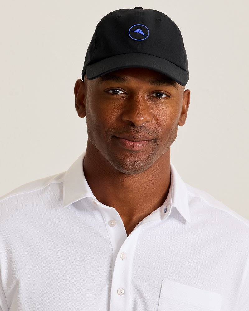 Barbados Pro Marlin Packable IslandZone Cap - Black