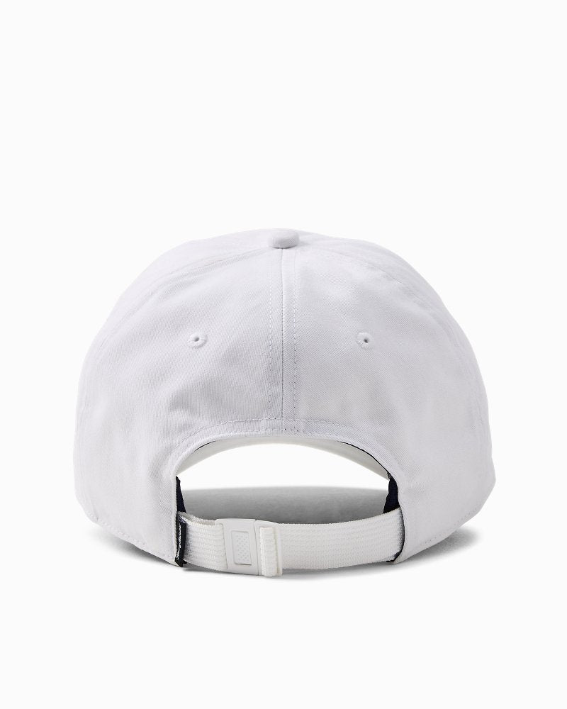 Tommy Bahama Palm Tree Packable Cap - White