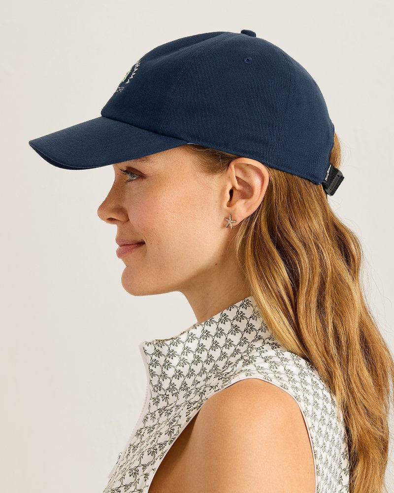 Tommy Bahama Palm Tree Packable Cap - Navy