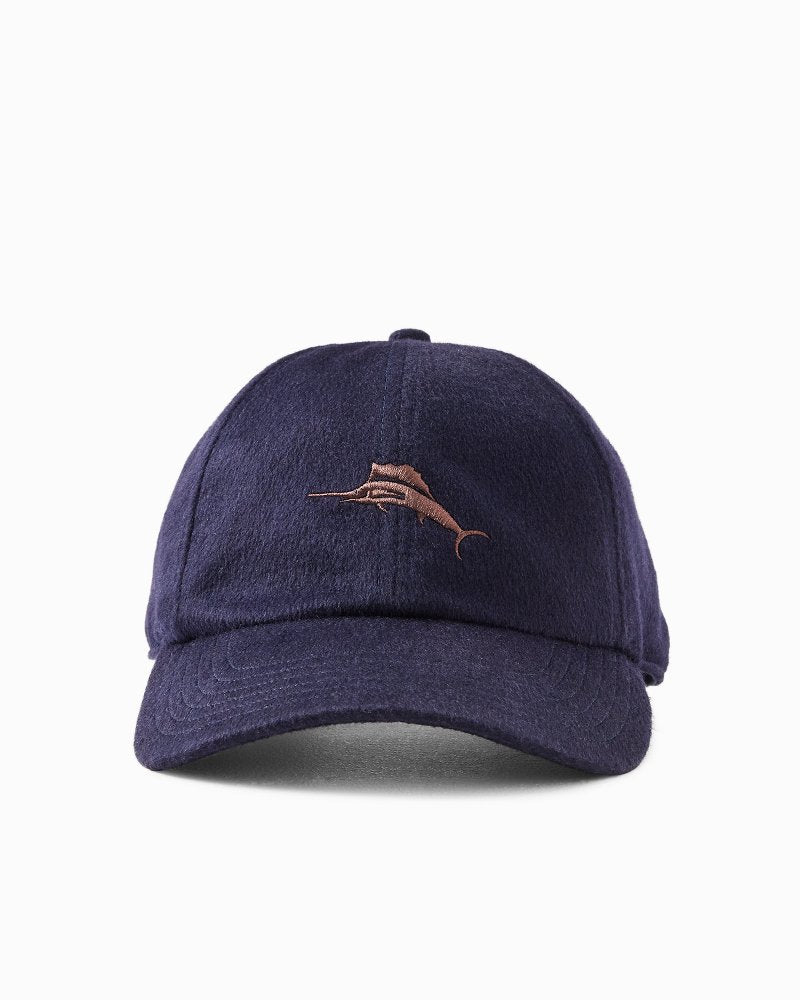 Marlin Cashmere Packable Cap - Navy