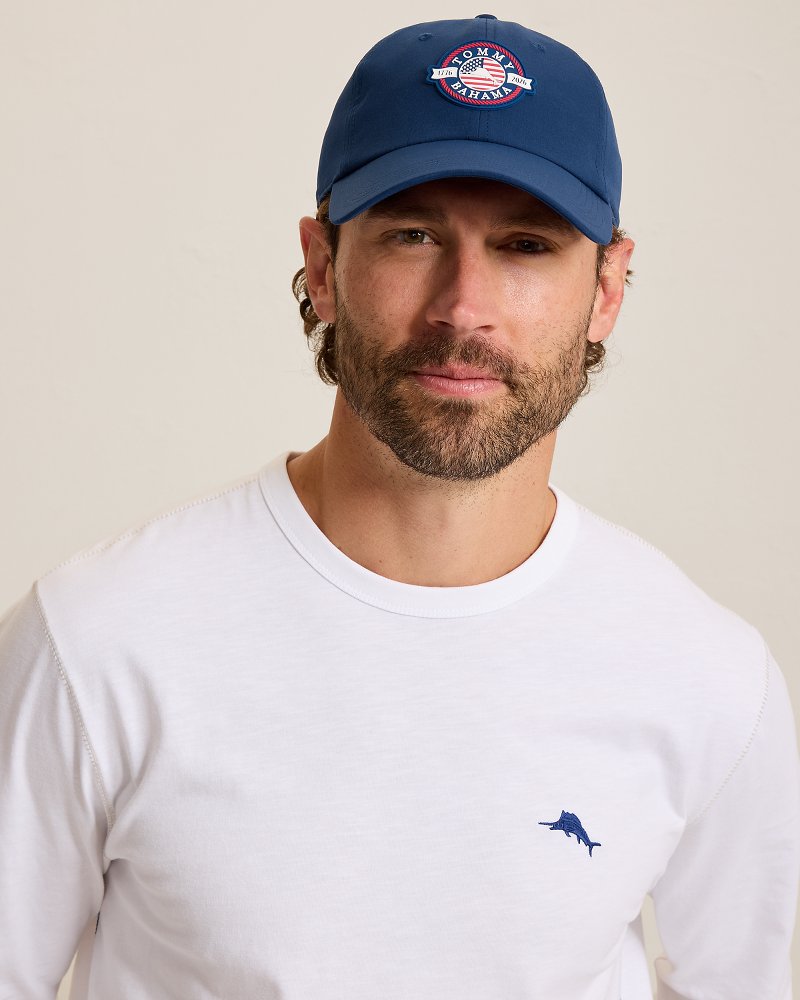 Barbados Pro Americana Packable IslandZone Cap - Island Navy
