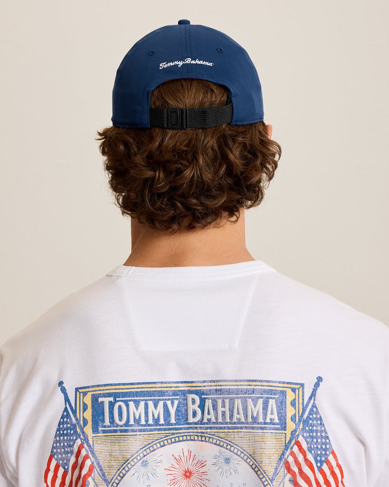 Barbados Pro Americana Packable IslandZone Cap - Island Navy