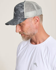 Coastal Palms Trucker Cap - Black