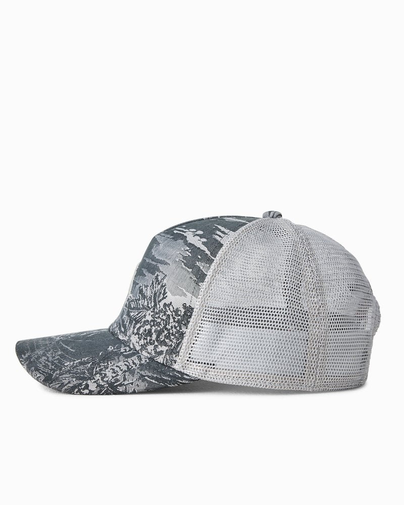 Coastal Palms Trucker Cap - Black