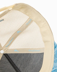 Coastal Palms Trucker Cap - Saxony Blue