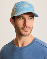 Coastal Palms Trucker Cap - Saxony Blue