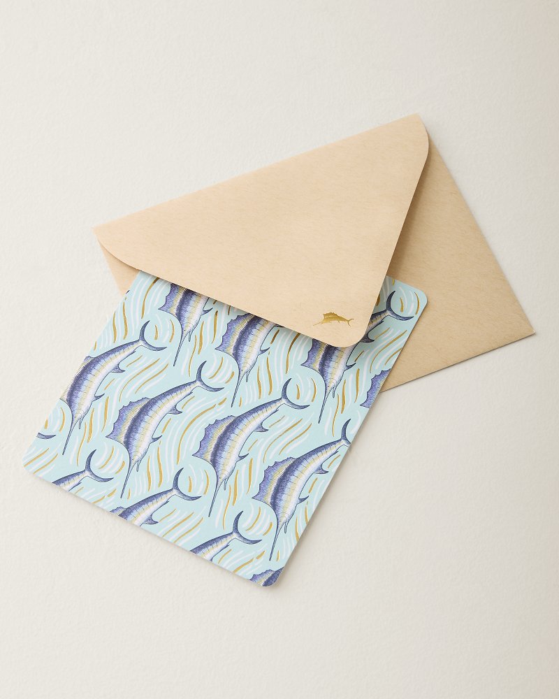 Coastal Service Marlin Flat Notecard Set - Multicolor