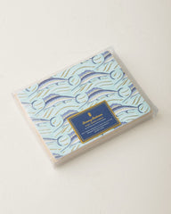 Coastal Service Marlin Flat Notecard Set - Multicolor