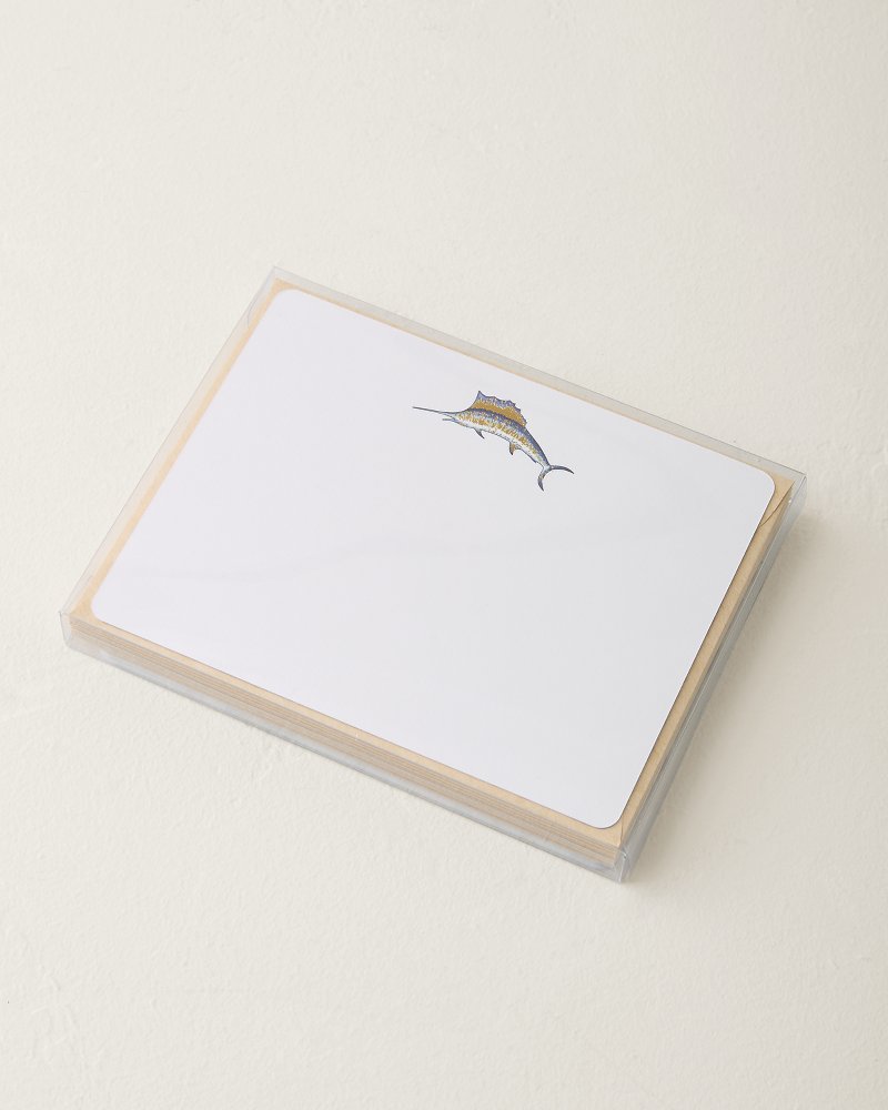 Coastal Service Marlin Flat Notecard Set - Multicolor