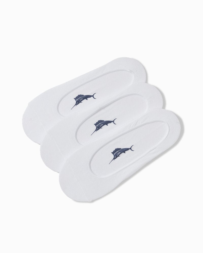 Loafer Liner Marlin Socks - 3 Pack - White