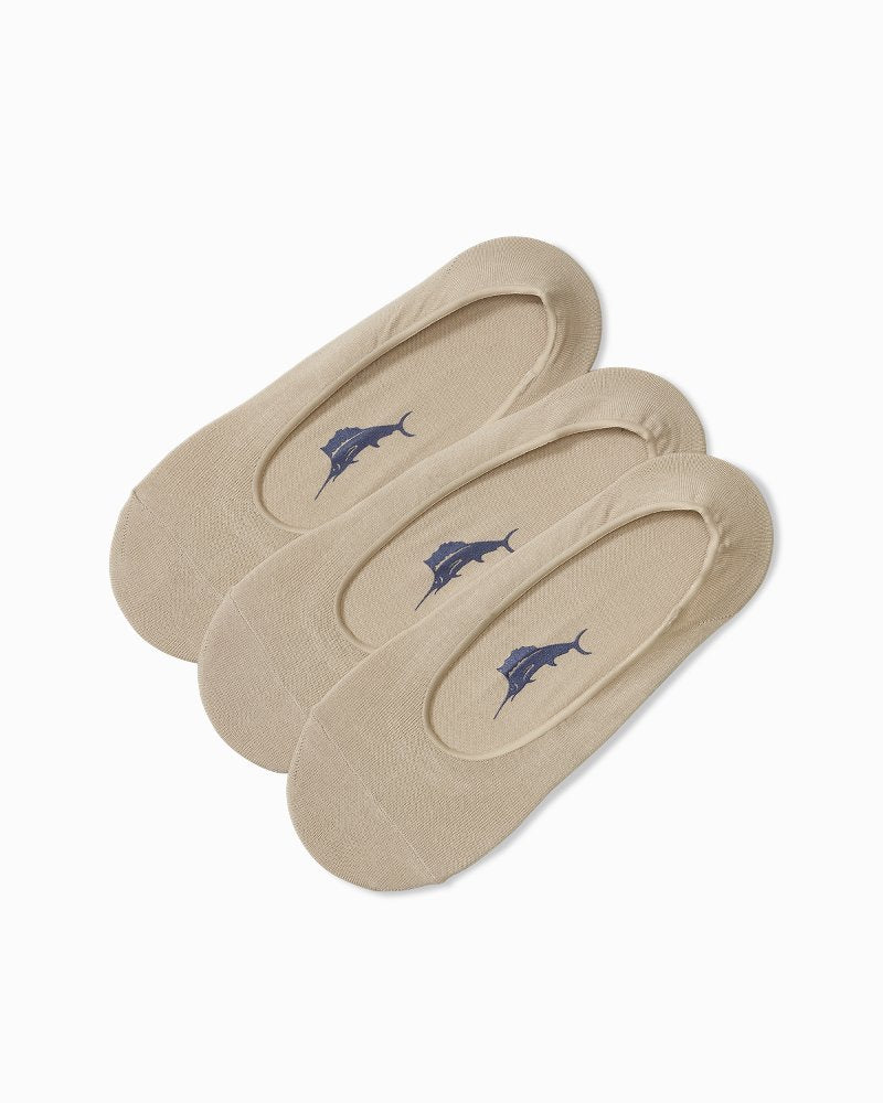 Loafer Liner Marlin Socks - 3 Pack - Stone