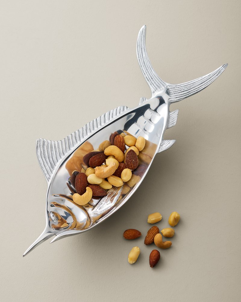 Marlin Condiment Dish - Silver/Silver