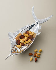 Marlin Condiment Dish - Silver/Silver