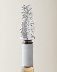 Pineapple Bottle Stopper - Silver