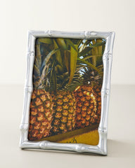 Bamboo Picture Frame - 5" x 7" - Silver