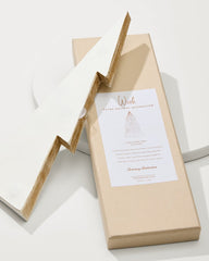Ivory 12-Inch Paper Tabletop Tree - Ivory