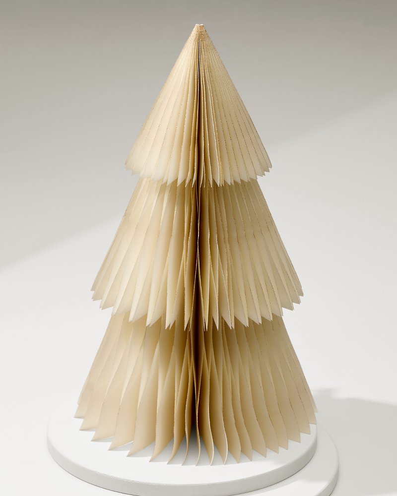 Ivory 18-Inch Paper Tabletop Tree - Ivory