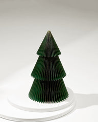 Green 12-Inch Paper Tabletop Tree - Green