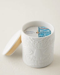 Island Blend Tiki 10-oz. Candle - White