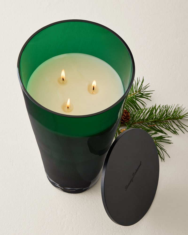 Evergreen Glass 57-oz. 3-Wick Candle - Evergreen