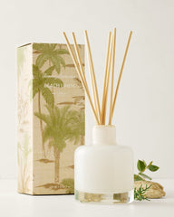 Beach Linen Powdered Glass Reed Diffuser - White