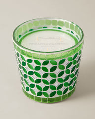 Pineapple Cilantro Mosaic 26.5-oz. 3-Wick Candle - Pineapple Cilantro