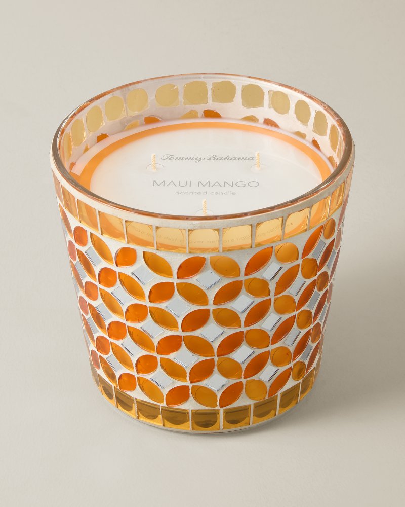 Maui Mango Mosaic 26.5-oz. 3-Wick Candle - Maui Mango