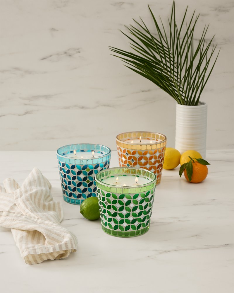 Maui Mango Mosaic 26.5-oz. 3-Wick Candle - Maui Mango