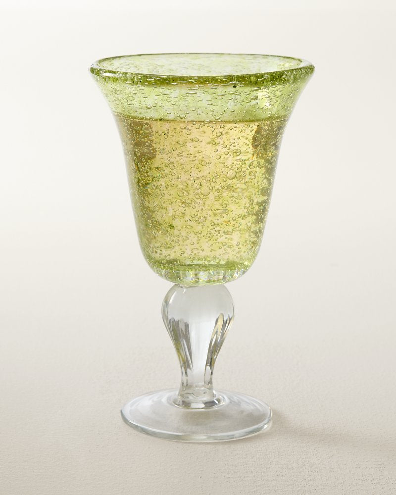10.8-oz. Bubble Wine Glass - Green