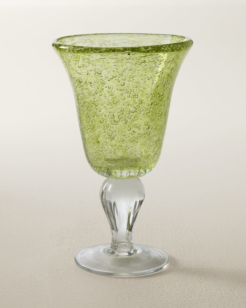 10.8-oz. Bubble Wine Glass - Green