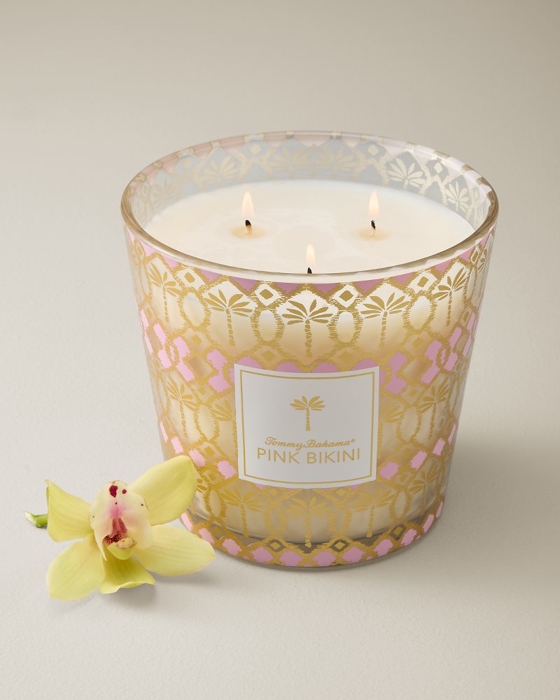 Pink Bikini 27-oz. 3-Wick Candle - Paradise Pink/Bikini
