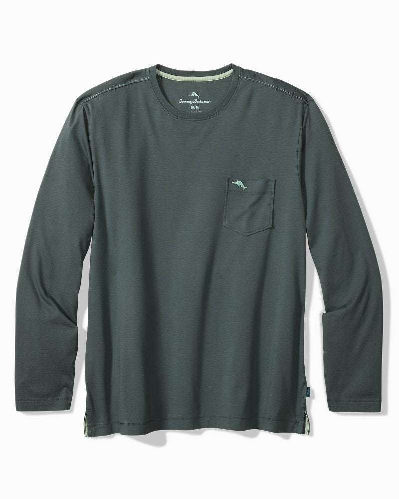 Bali Skyline Long-Sleeve T-Shirt - Dark Twilight Blue
