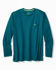 Bali Skyline Long-Sleeve T-Shirt - Dark Blue Lagoon
