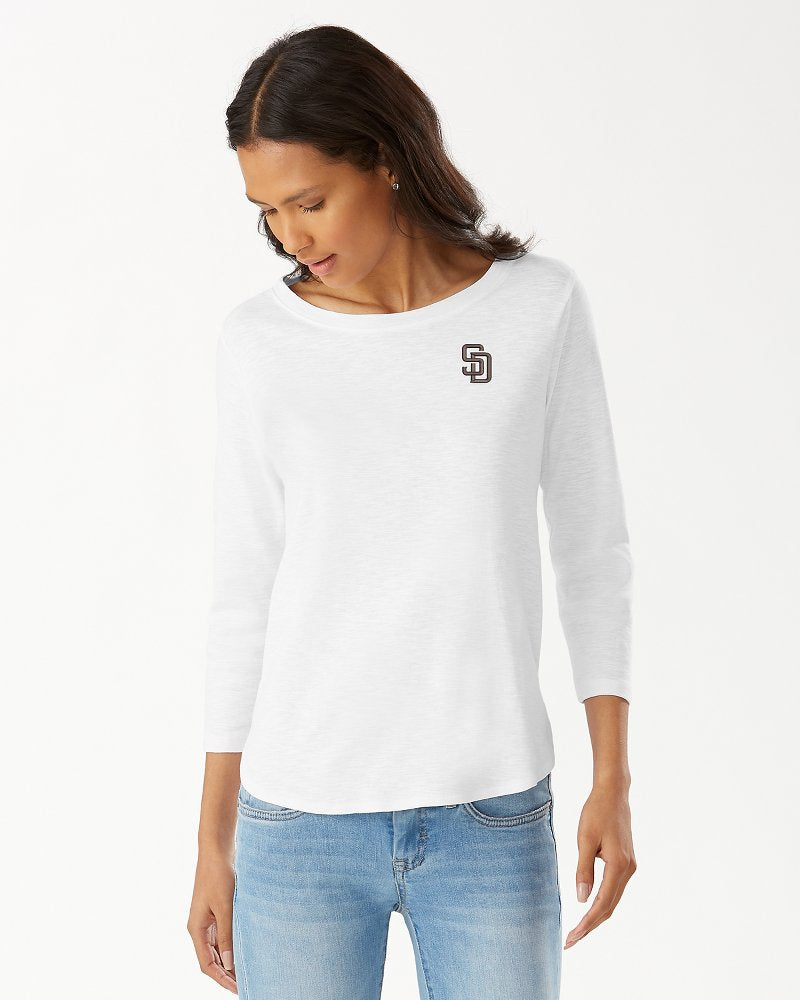 MLB Ashby Isles 3/4-Sleeve T-Shirt - san_diego_padres