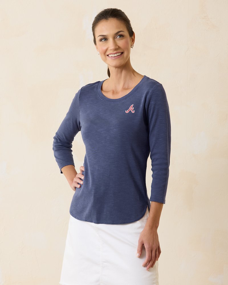 MLB Ashby Isles 3/4-Sleeve T-Shirt - atlanta_braves