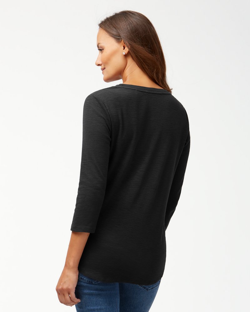 Collegiate Ashby Isles Rib 3/4-Sleeve T-Shirt - Tennessee