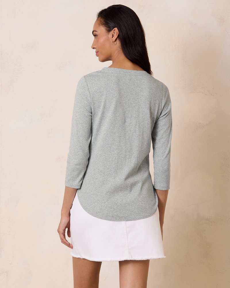 Collegiate Ashby Isles Rib 3/4-Sleeve T-Shirt - Minnesota