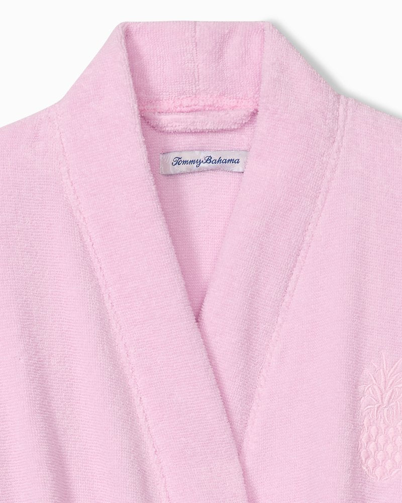 Terry Long-Sleeve Short Robe - Sweet Dreams