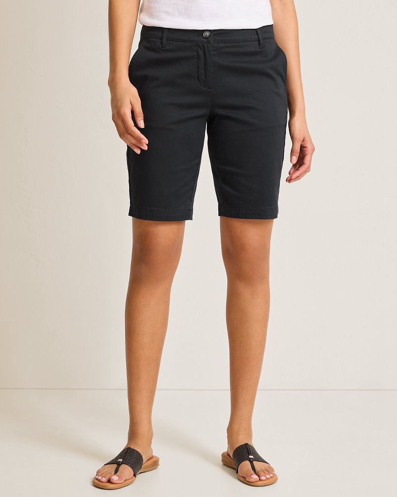Boracay Chino Bermuda 10-Inch Shorts - Black