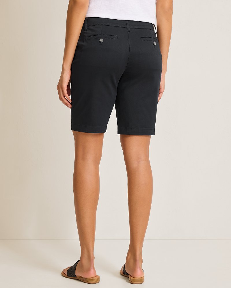 Boracay Chino Bermuda 10-Inch Shorts - Black