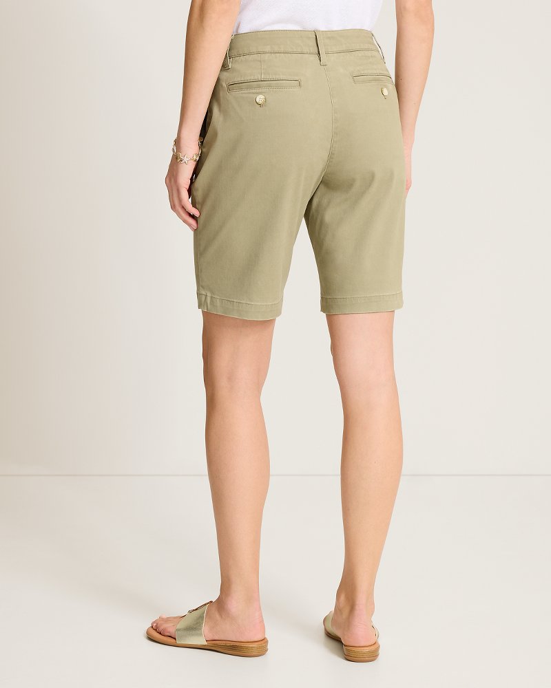 Boracay Chino Bermuda 10-Inch Shorts - Sea Clay