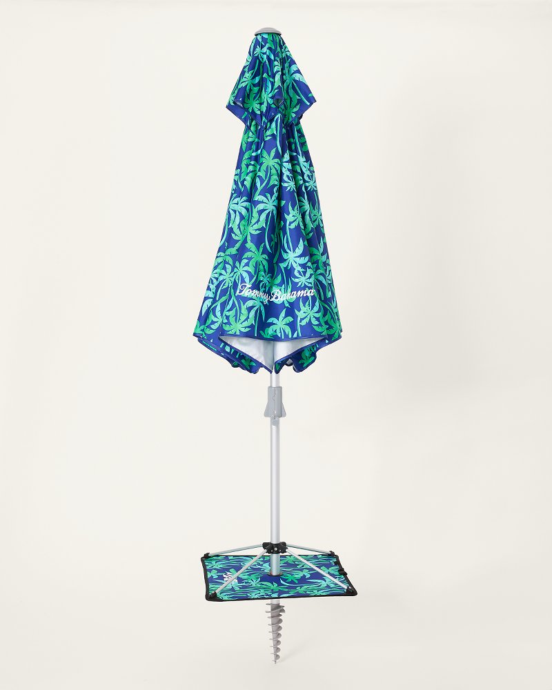 Tommy Bahama Tonal Palm Trees ANCHORX Beach Umbrella - Multicolor