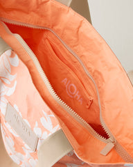 Aloha Collection Plumeria Lei Day Tripper Tote - Peachy