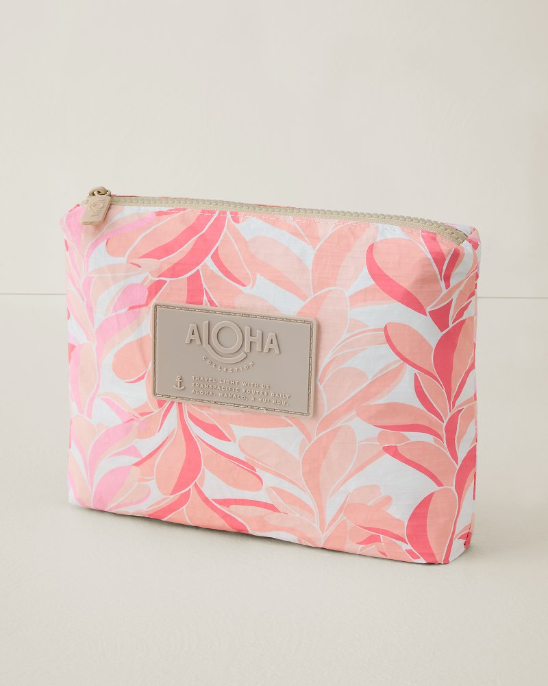 Aloha Collection Lei Stand Small Pouch - Pink
