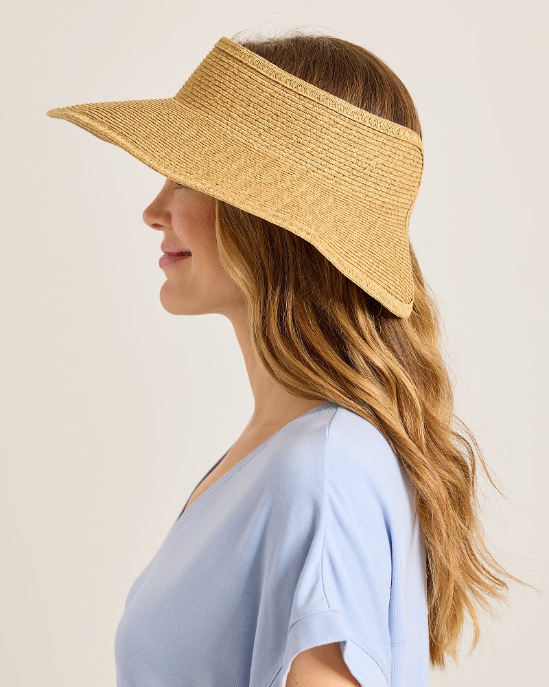 Roll-Up Packable Visor - Coffee