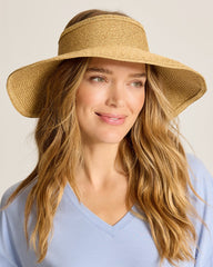 Roll-Up Packable Visor - Coffee