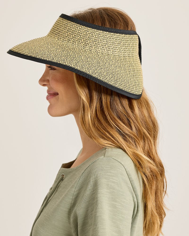 Packable Ultra-Braid Visor - Black Multi