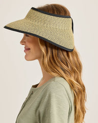 Packable Ultra-Braid Visor - Black Multi